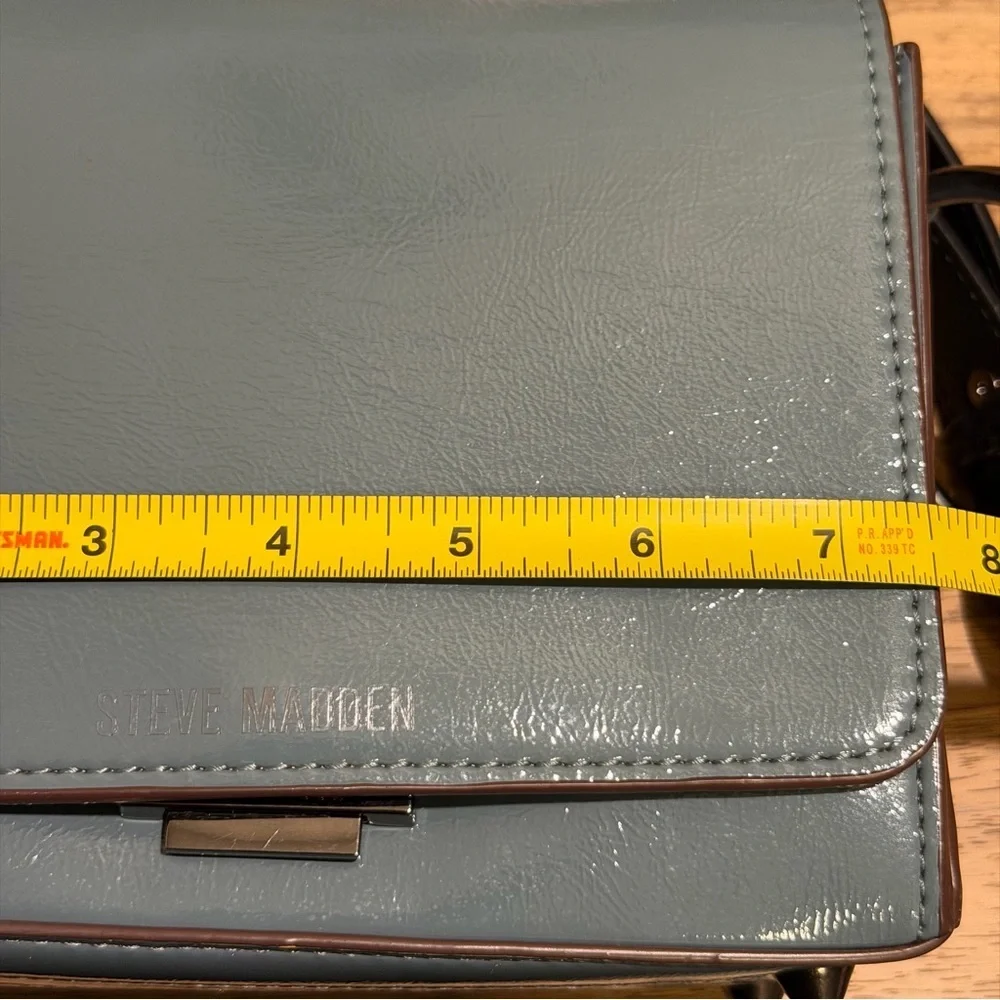 Steve Madden Small Blue Crossbody Shoulder Bag Purse Going Out Event Party Chic